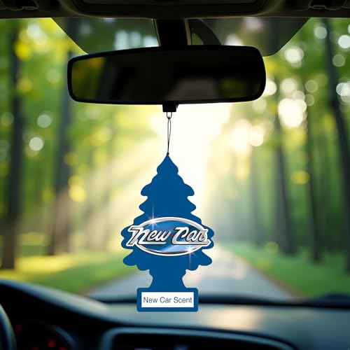 Little Trees New Car Scent Air Freshener (Pack of 3) | Classic Fresh Automotive Fragrance | Iconic Tree Hanging Design | For Car, Home, Wardrobe | Imported from USA - Image 4