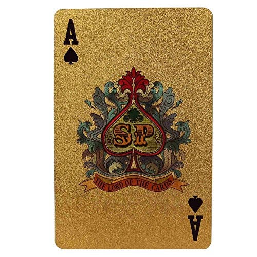 Magicwand 24 K Gold Plated Water-Proof Premium Poker Playing Taash Card Game[Pack of 54 Cards] - Image 2