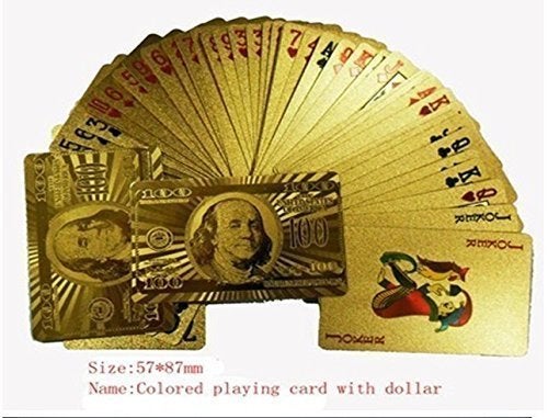 Magicwand 24 K Gold Plated Water-Proof Premium Poker Playing Taash Card Game[Pack of 54 Cards] - Image 4