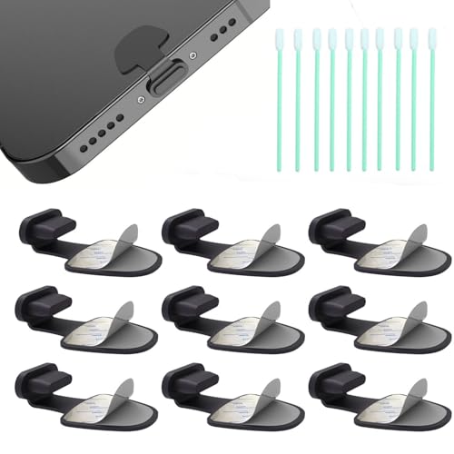 Jstincal Dust Plug for Lightning Charger Port Protects Charging Port Anti Dust Cover AntiLost Dust Plugs for Lightning 10Pack - Image 1