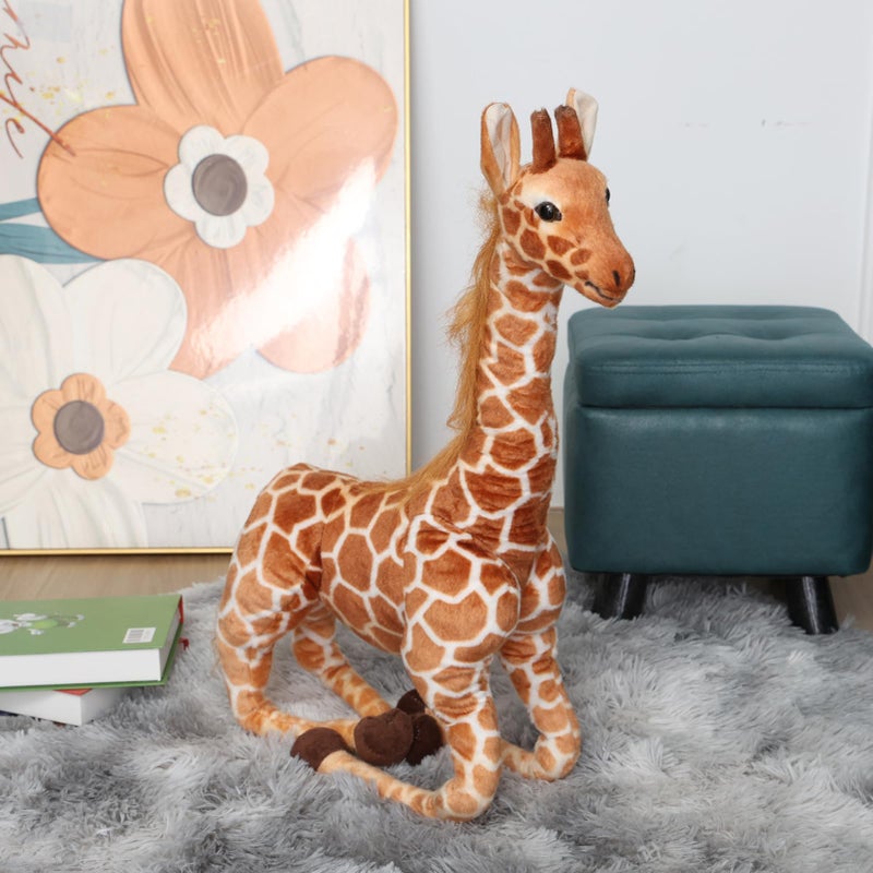 BARMI 31.49" Tall Giraffe Stuffed Animal Plush Toy for Nursery Decorations - Image 2
