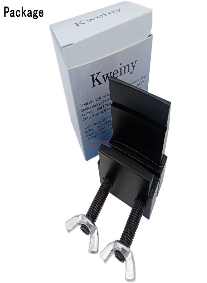 kweiny Stretch Belt Installer for Extra-Deep Double Pulleys for Ford 3.5L 3.7L Engines for GM 5.3L 6.2L Engines - Image 2