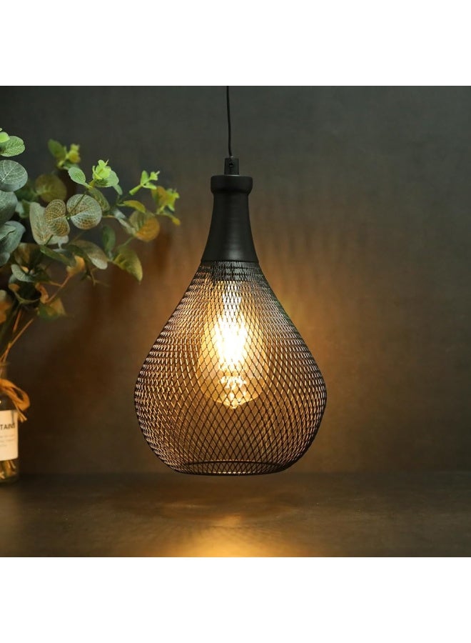 JHY DESIGN Hanging Lamp Battery Operated Cordless Hanging Light Great for Parties Patio Events for Indoors Outdoors(Teardrop Shape) - Image 1