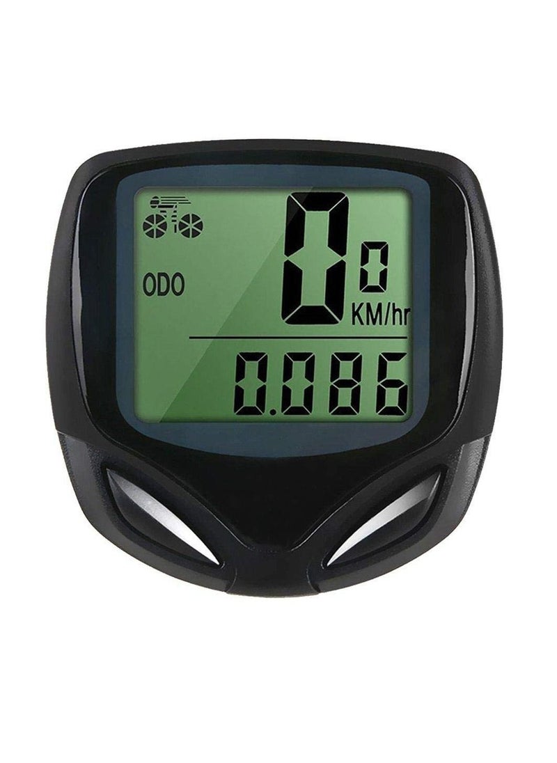 Generic Multi-Functions Bicycle Speedometer and Odometer Wireless Waterproof Cycle Bike Computer with LCD Display  - Image 2