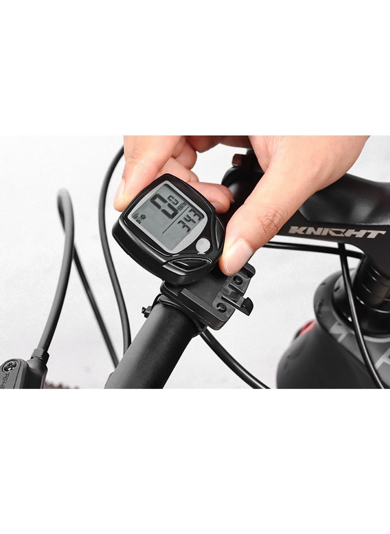 Generic Multi-Functions Bicycle Speedometer and Odometer Wireless Waterproof Cycle Bike Computer with LCD Display  - Image 3