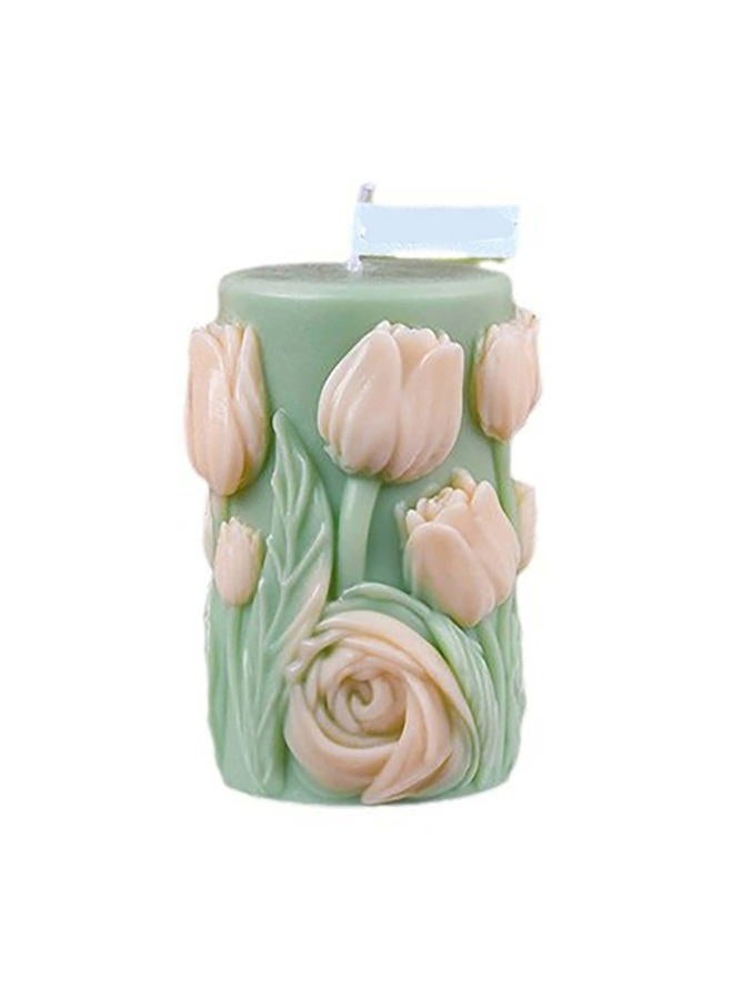 EVERELAM 3D Flower Mold - Tulip, Peony & Cylinder Silicone Resin Casting Mold - Craft Supplies - Cake, Resin, Candle & Chocolate Mold - Image 1