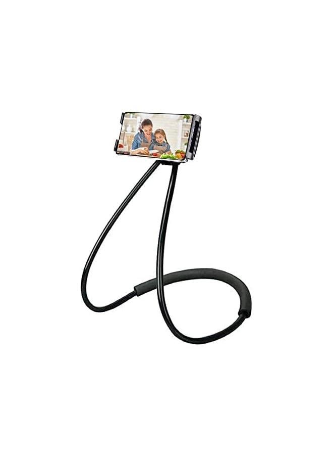 NCElec NCElec 011 Neck Cell Desk Bed,Bike and Motorcycle Mount,Universal Lazy Bracket Mobile Phone Stand Holder (Black)  - Image 1