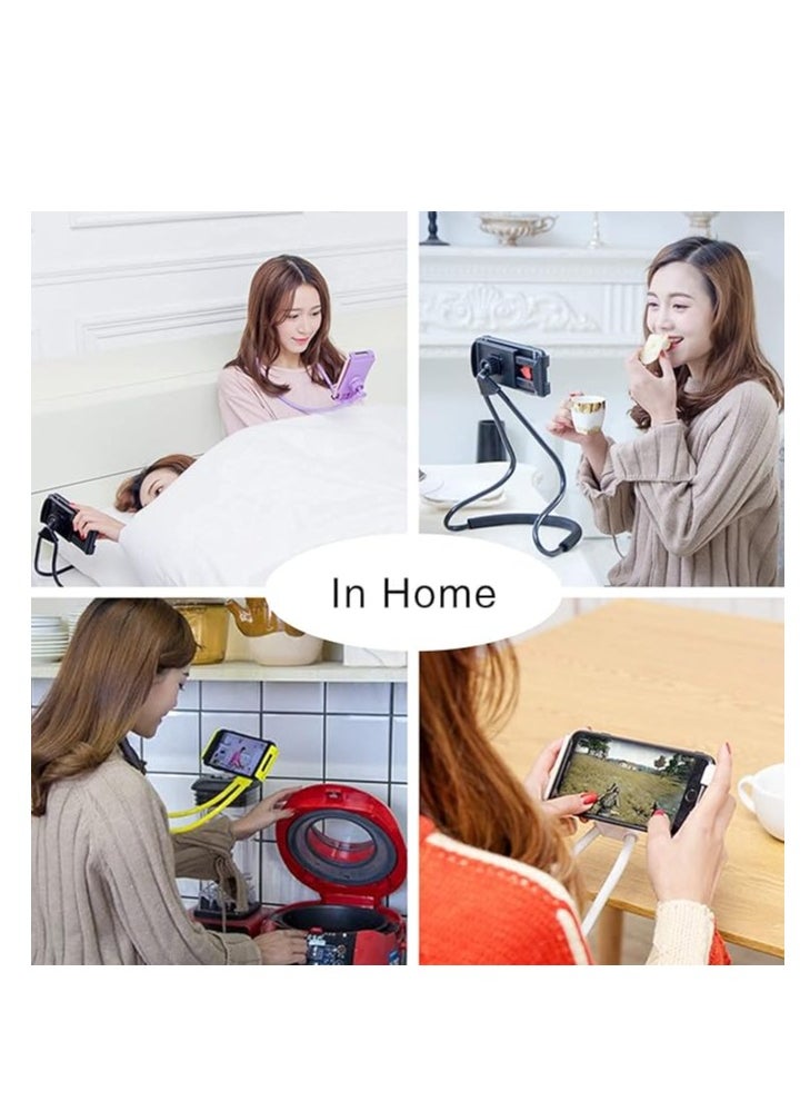 NCElec NCElec 011 Neck Cell Desk Bed,Bike and Motorcycle Mount,Universal Lazy Bracket Mobile Phone Stand Holder (Black)  - Image 3