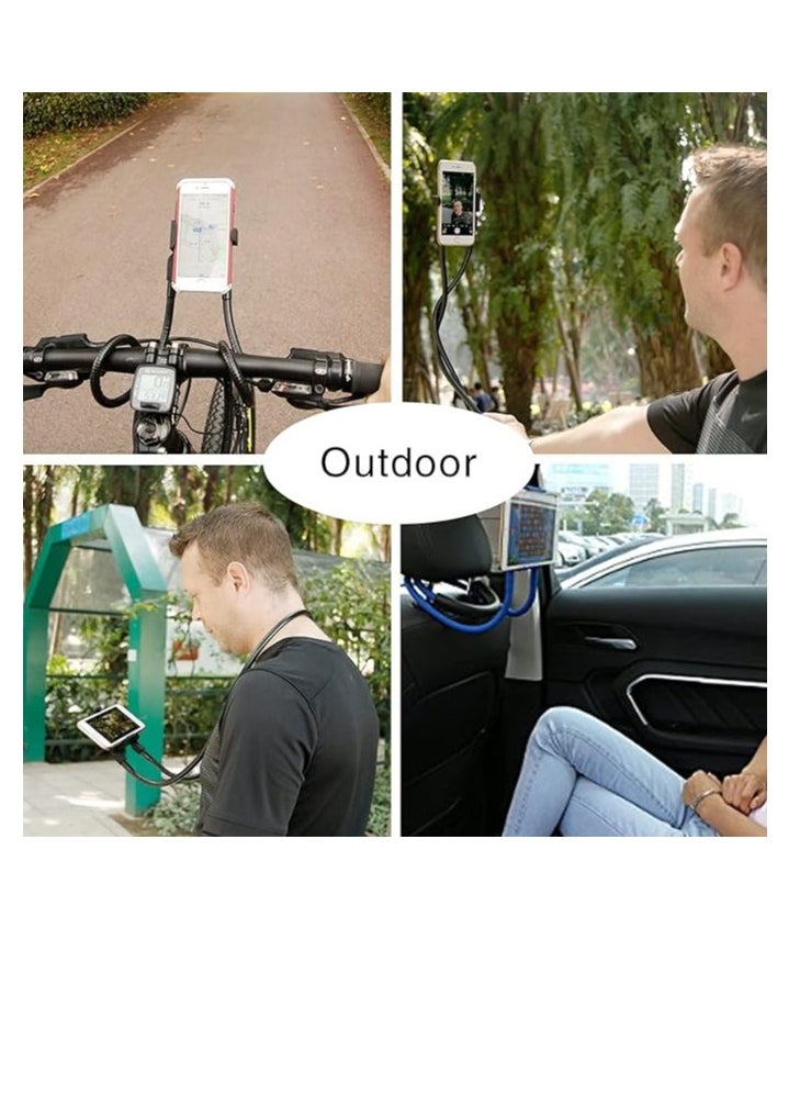 NCElec NCElec 011 Neck Cell Desk Bed,Bike and Motorcycle Mount,Universal Lazy Bracket Mobile Phone Stand Holder (Black)  - Image 4