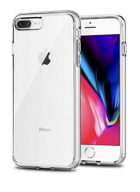 Phone Case Compatible for Apple iPhone 8 Plus and iPhone 7 Plus 5.5 Inch, Crystal Clear Ultra Slim Cases Soft TPU Cover Full Protective Bumper