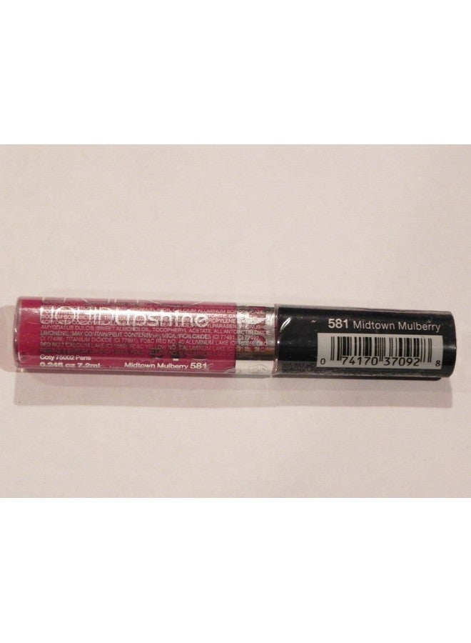 NYC Liquid Lipshine Lip Gloss 7.2Ml 581 Midtown Mulberry - Image 3