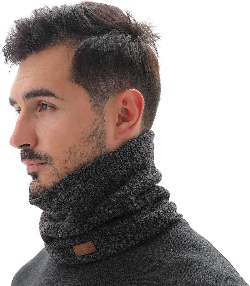 NovForth Winter Neck Warmer Men Ski, Neck Gaiter Face Scarf Women, Fleece Scarf for Men Gaiter Mask, Thick Windproof Scarves - Image 5