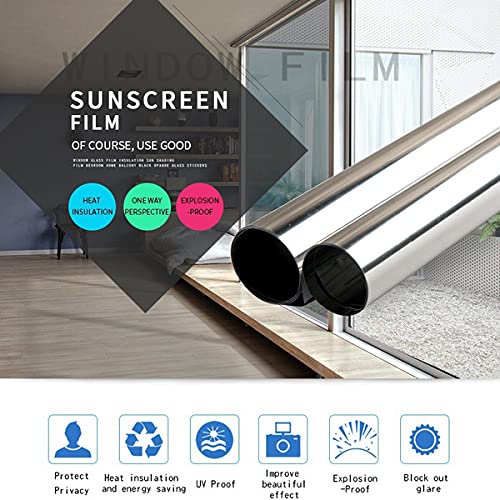 S-Sia Vendors-Good Purchase Good Care SIA VENDORS 50cm X 65 Feet Window Glass Paper Film Tint One Way VinylWindow Heat Control Stickers UV Blocking Privacy Static Cling Door Coverings - Image 3