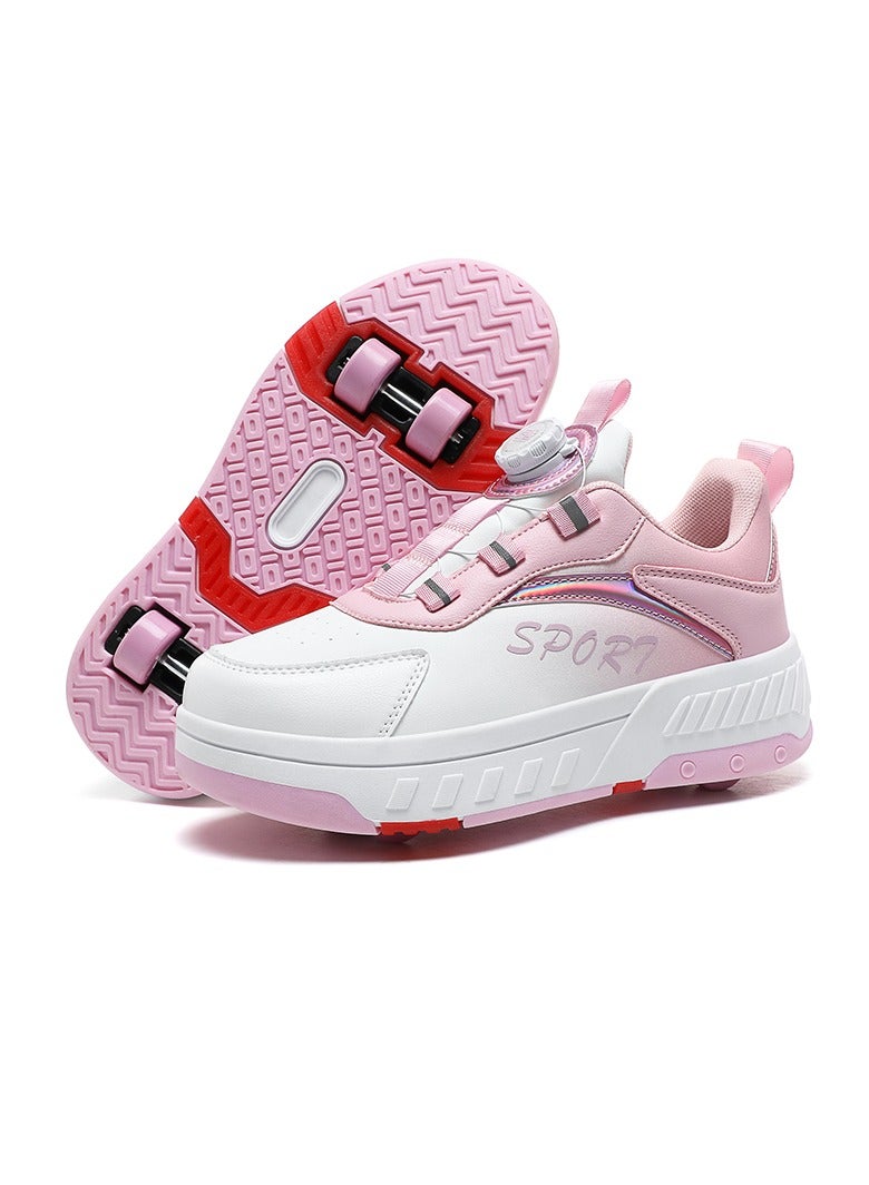 Loquat Sneaker Skate Shoes with Wheels Roller Skates Shoes - Image 1