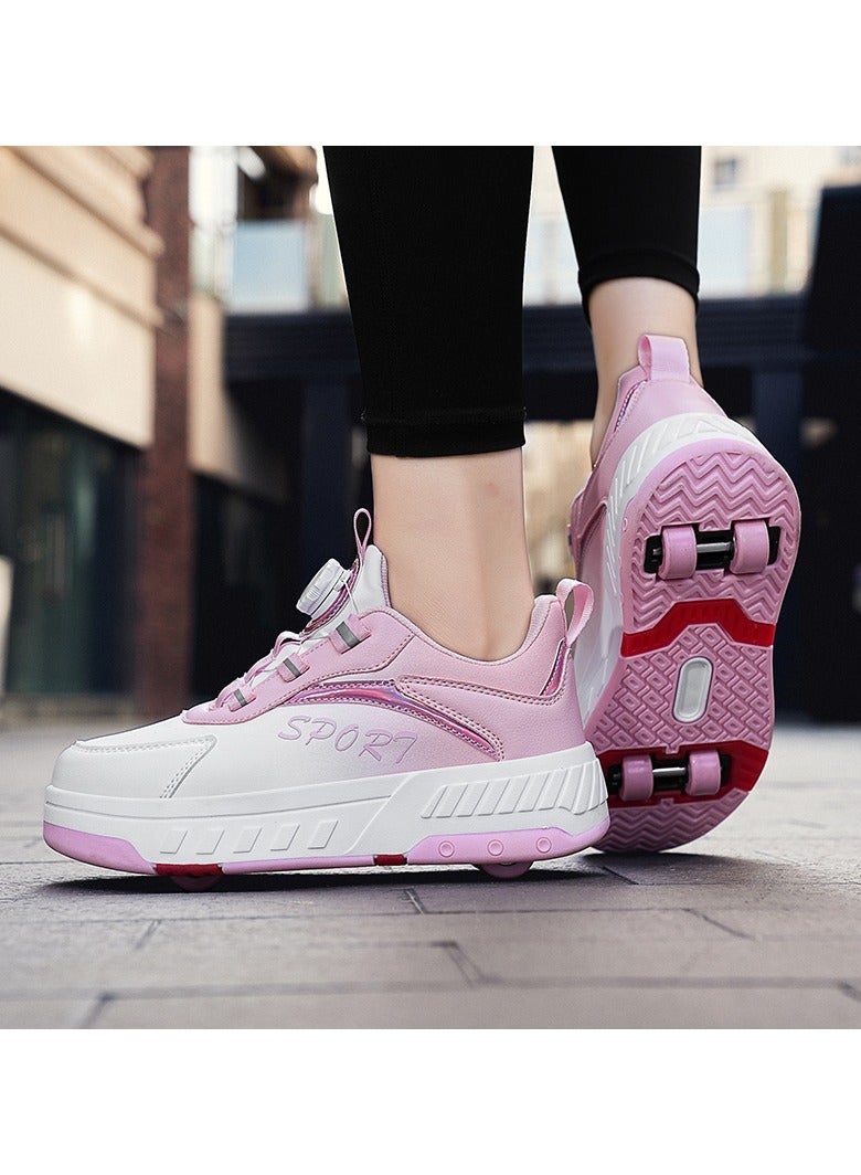 Loquat Sneaker Skate Shoes with Wheels Roller Skates Shoes - Image 4