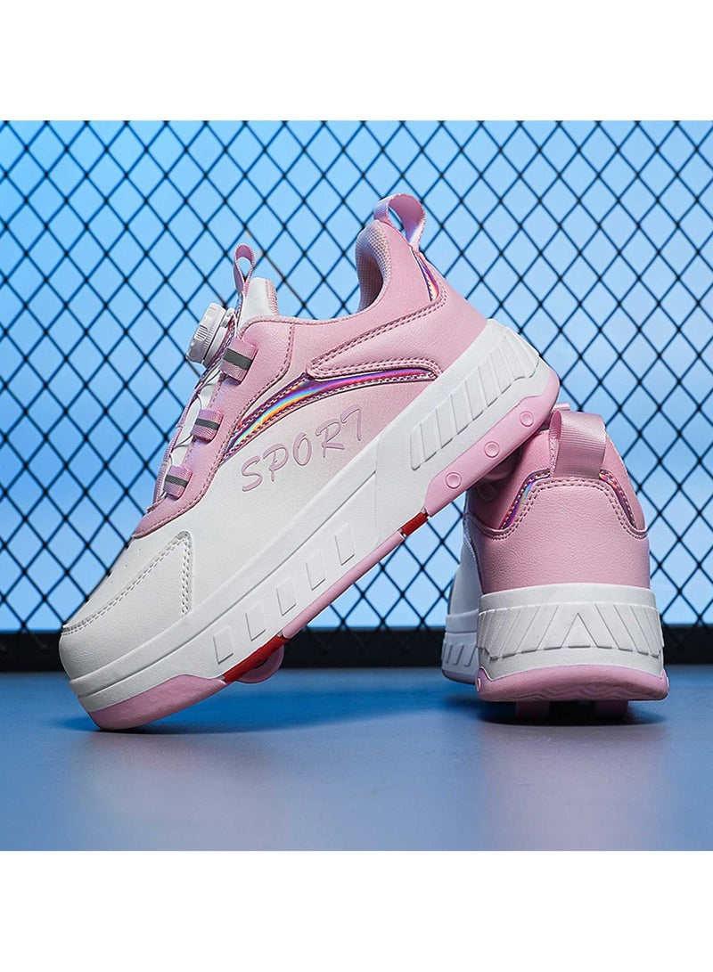 Loquat Sneaker Skate Shoes with Wheels Roller Skates Shoes - Image 3