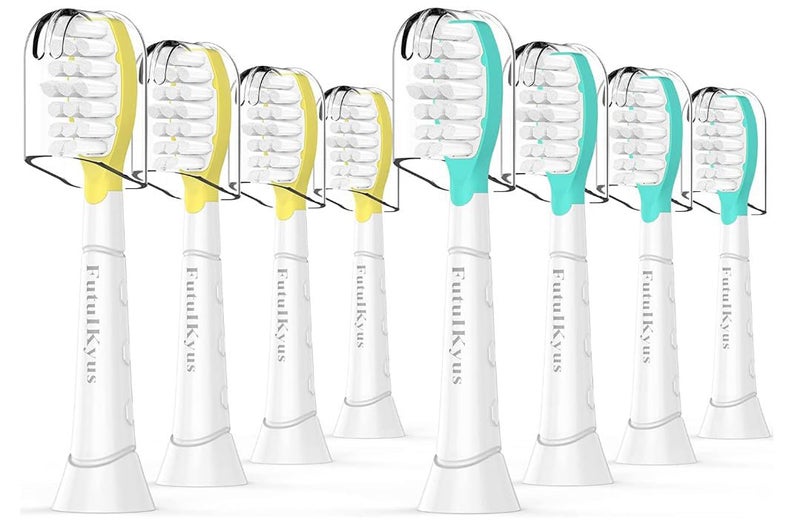 FutulkyUS Kids Toothbrush Replacement Heads for Philips Sonicare Over 7 Years Old Child Soft Electric Standard Children Brush Head for Boy Girl White 8 Pack