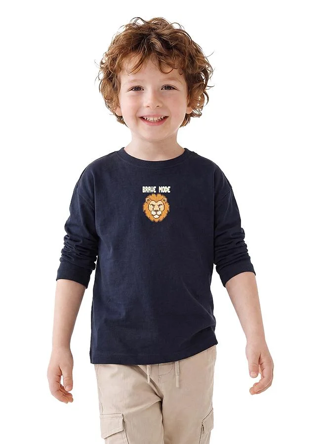 Koton  Printed Oversize T-Shirt for Men | Best Price UAE