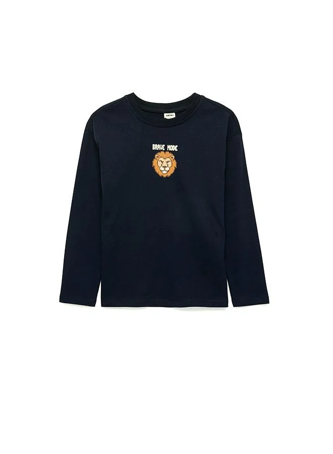Koton  Printed Oversize T-Shirt for Men | Best Price UAE
