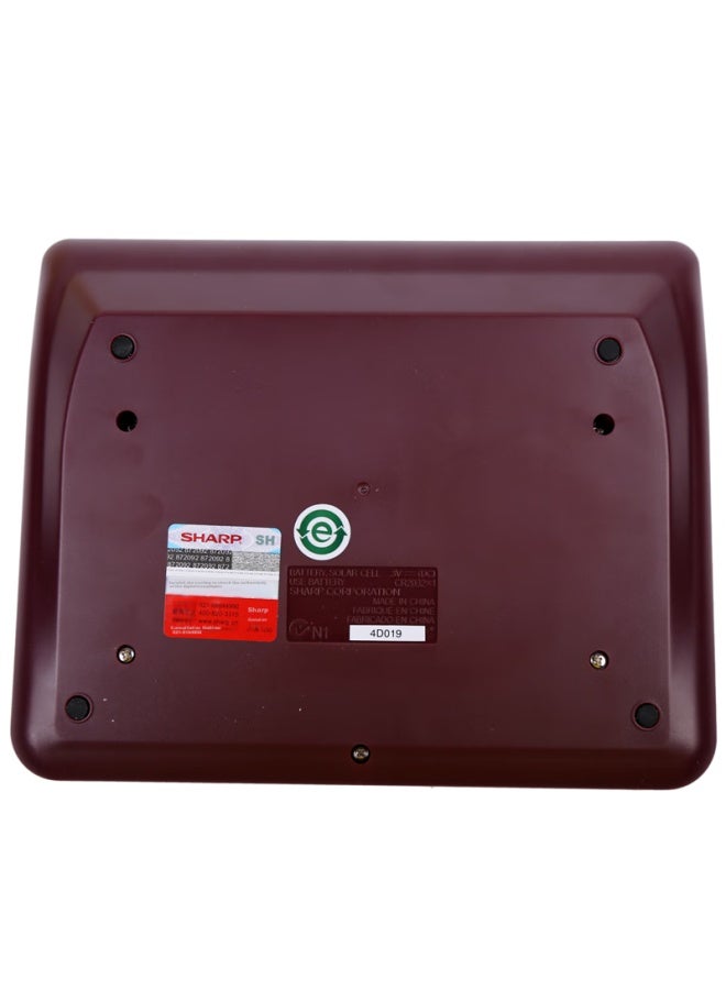 Sharp El-2135 Business Office Calculator, Red - Image 3
