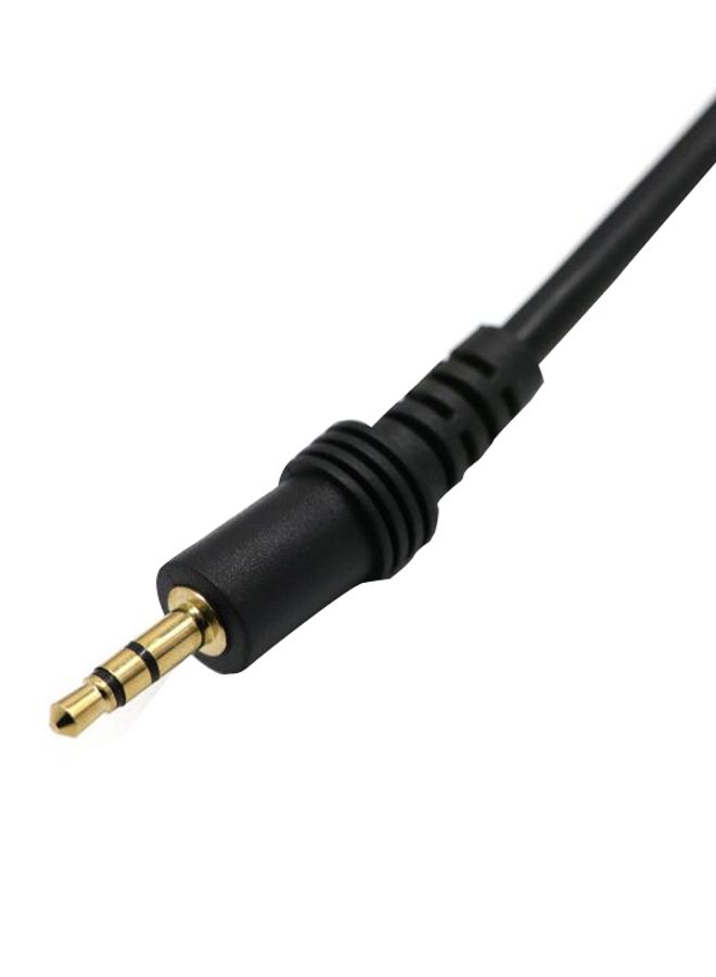 3m 3.5mm Extension Cable Lead Stereo Plug to Socket AUX Black - Image 2