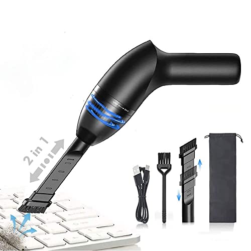 HONKYOB Mini Vacuum Cleaner-Rechargeable,Cordless,Desk Vacuum Cleaner for Dust,Hair,Crumbs,Car,Sewing Machine (H043) - Image 1