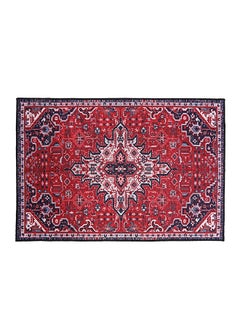 Status Contract 3D Printed Perfect Rugs for Living Area | Rug and for Bedroom |Rug for Dining Table Rug Floor with Anti Slip Backing, Kashmiri Red,121 X 182 Cm  - Image 2