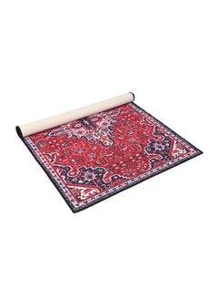 Status Contract 3D Printed Perfect Rugs for Living Area | Rug and for Bedroom |Rug for Dining Table Rug Floor with Anti Slip Backing, Kashmiri Red,121 X 182 Cm  - Image 3