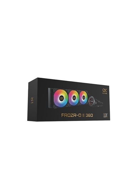 Xigmatek Frozr-O II 360 RGB LCD Display CPU AIO Cooler - Black