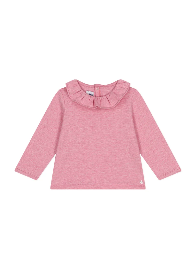 Petit Bateau Babies' Long-Sleeved Jersey Blouse