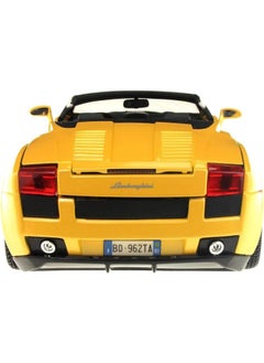Bburago Exquisite 1:18 Scale Lamborghini Gallardo Spyder Diecast Model - Detailed Collectible for Car Enthusiasts  - Image 4