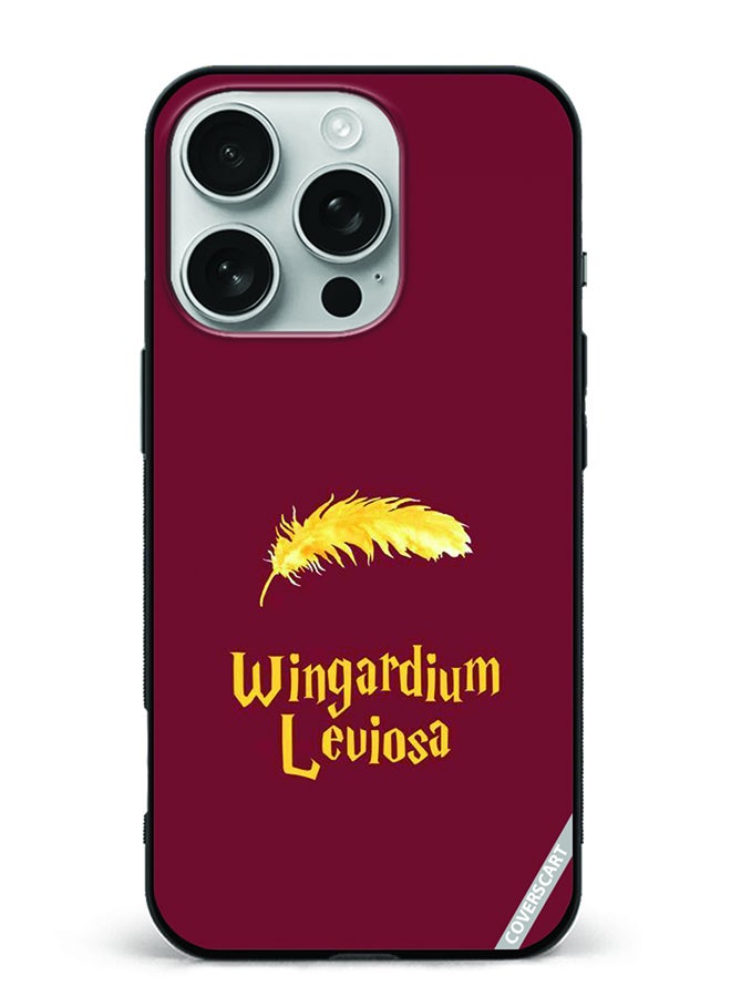 Protective Case Cover For Apple iPhone 16 Pro Max Wingardium Leviosa Design Multicolour