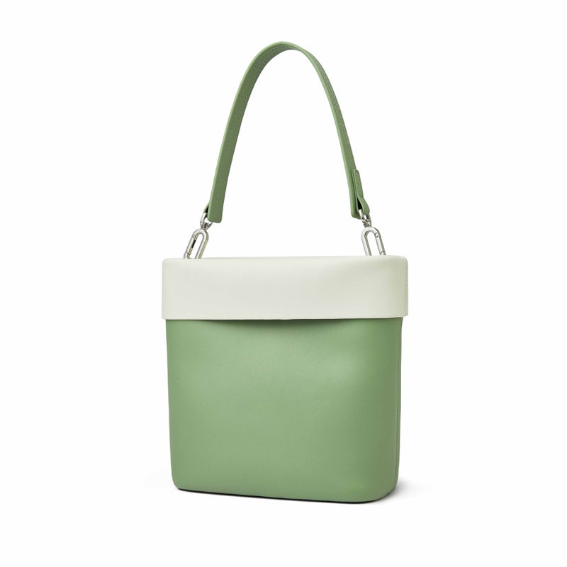 Genuine Leather Bag Niche Design Bucket Bag Commuter Fashion Mini Bag Versatile Crossbody Shoulder Bag Guangzhou - Image 1