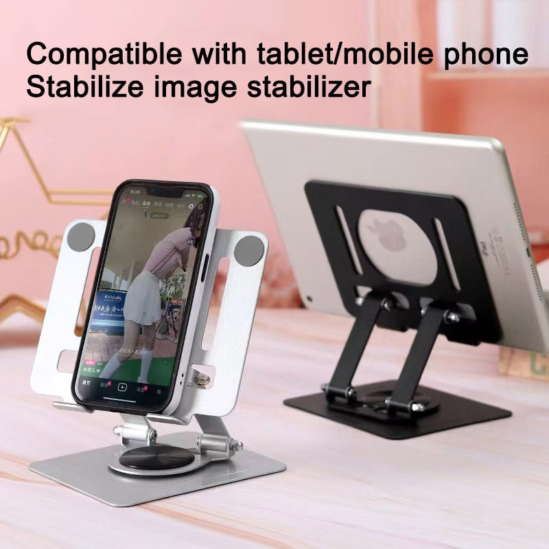 Explosions Tablet Bracket Desktop Computer Foldable Rotating Aluminum Alloy Multifunctional Lazy Thermal Base - Image 1