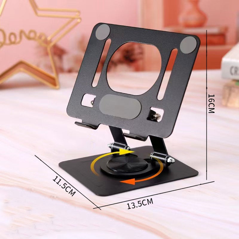 Explosions Tablet Bracket Desktop Computer Foldable Rotating Aluminum Alloy Multifunctional Lazy Thermal Base - Image 3