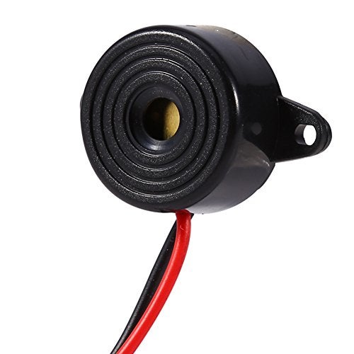 Hilitand 3-24V Active Buzzer, Buzzer Alarm, Piezoelectric Buzzer Alarm, Outdoor Warning Buzzer, Piezo Buzzer - Image 1