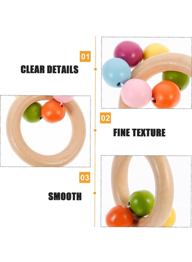 1pc Grasp Hand Bells Soothing Ring Rattle Shaker for Visual and Tactile Stimulation Sized for Hands Interactive Developmental Toy - Image 2