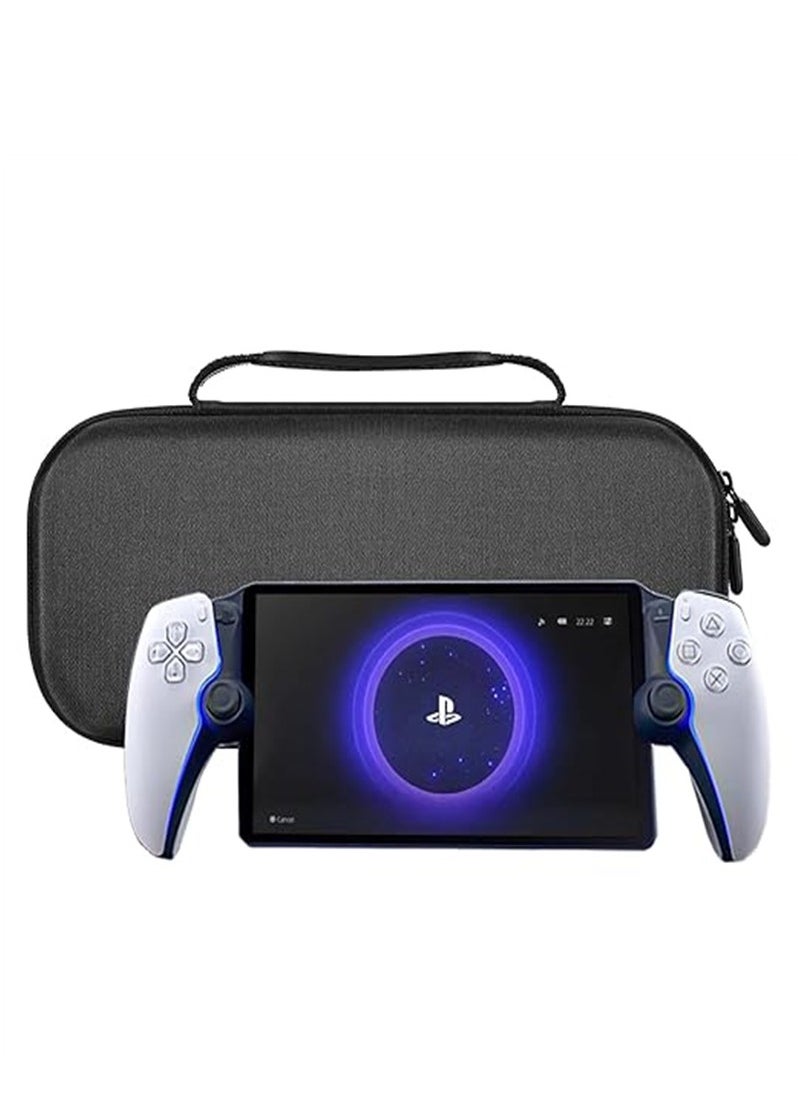 Portable Hard Carrying Shell Case for Playstation Portal Remote Play with Built-in Prop Stand Function, Box ONLY. (Black)