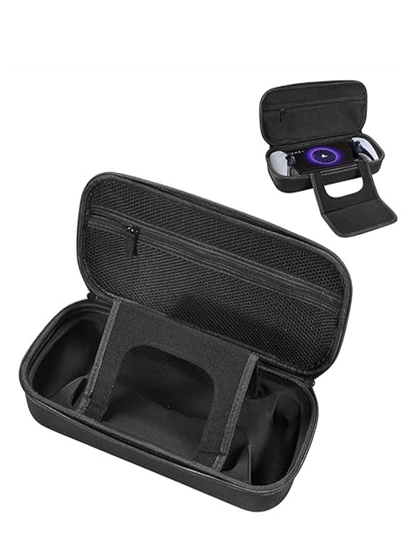 Portable Hard Carrying Shell Case for Playstation Portal Remote Play with Built-in Prop Stand Function, Box ONLY. (Black)