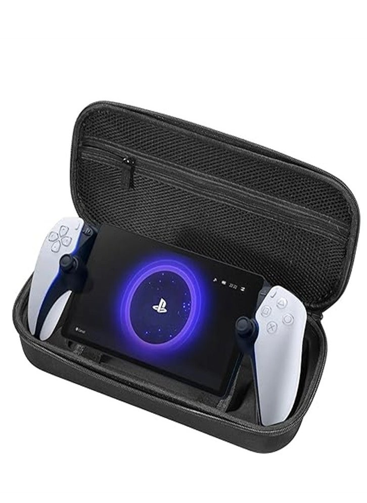 Portable Hard Carrying Shell Case for Playstation Portal Remote Play with Built-in Prop Stand Function, Box ONLY. (Black)