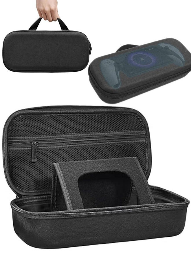 Portable Hard Carrying Shell Case for Playstation Portal Remote Play with Built-in Prop Stand Function, Box ONLY. (Black)  - Image 1
