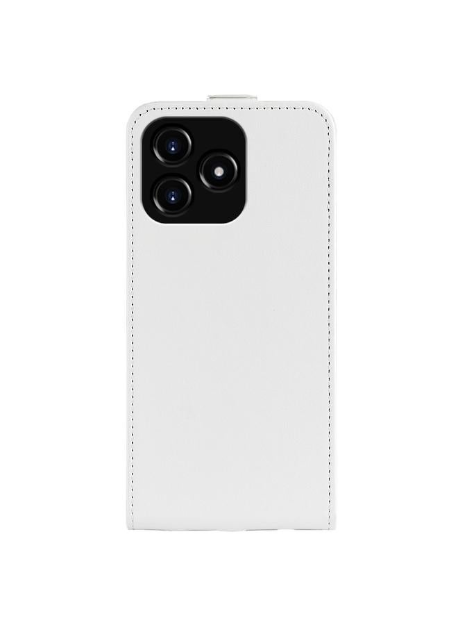 اس-توب جراب هاتف Realme Narzo N53 R64 من الجلد الملمس مع قلاب عمودي واحد - Image 3