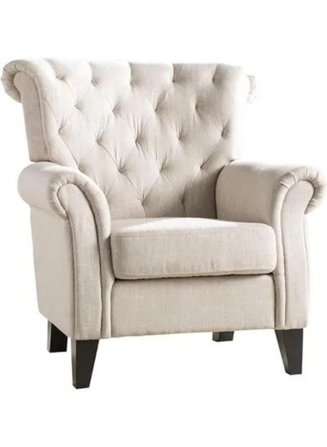 Mab Modern Armchair Beige 91x93x97