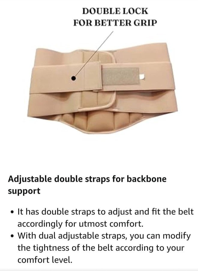 MEDTRIX LS Back Support Belt for Lower Back Pain Relief - Adjustable Lumbar Support Belt for Men & Women UNIVERSAL - Image 4