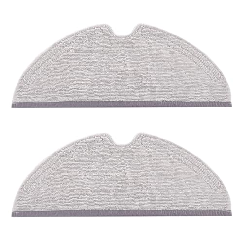 roborock 2 Pack Microfiber Mop Cloths for Q 5, Q5 Pro, Q5 Pro+, Q7, Q7Max, Q8Max, Q8Max+, E Series, S5, S5 Max, S 6, S6 Pure, S6 MaxV Robot Vacuum Cleaner, Mop Pad Replacement Accessories - Image 1