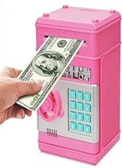 ferepiper Ferepiper Piggy Bank Cash Coin Can ATM Bank Electronic Coin Money Bank Money Saving Box for Teen Girl Toy Age 4 8 10 12 with Password Code Lock for Kids 