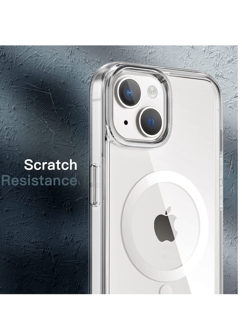 Jetech Magnetic Case for iPhone 14 6.1-Inch Compatible with MagSafe Wireless Charging Shockproof Phone Bumper Cover Anti-Scratch Clear Back - Image 2