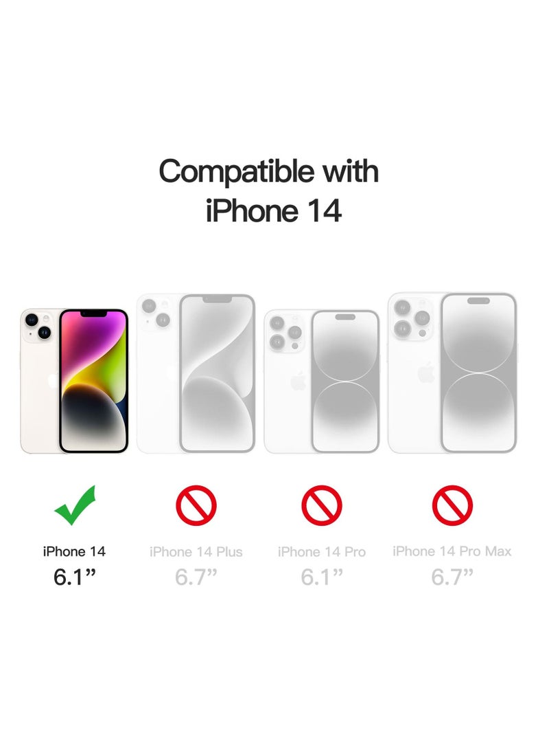 Jetech Magnetic Case for iPhone 14 6.1-Inch Compatible with MagSafe Wireless Charging Shockproof Phone Bumper Cover Anti-Scratch Clear Back - Image 5