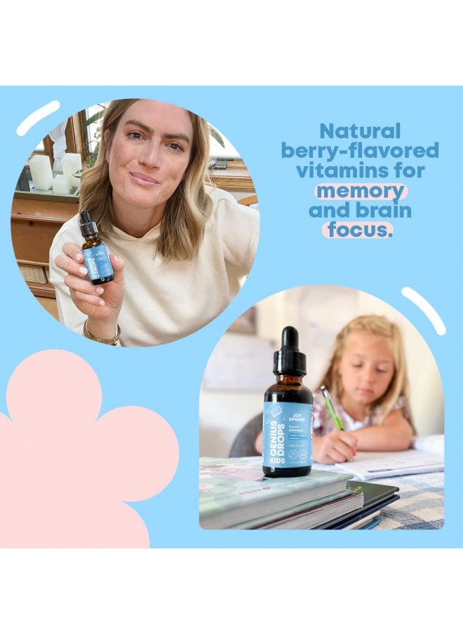 JoySpring - Brain Supplements for Memory and Focus - B12 for Kids May Aid in focus and Attention - Nootropics Brain Support Supplement - Brain Supplement - Memory Supplement for Brain - Brain Booster Supplement - Image 1
