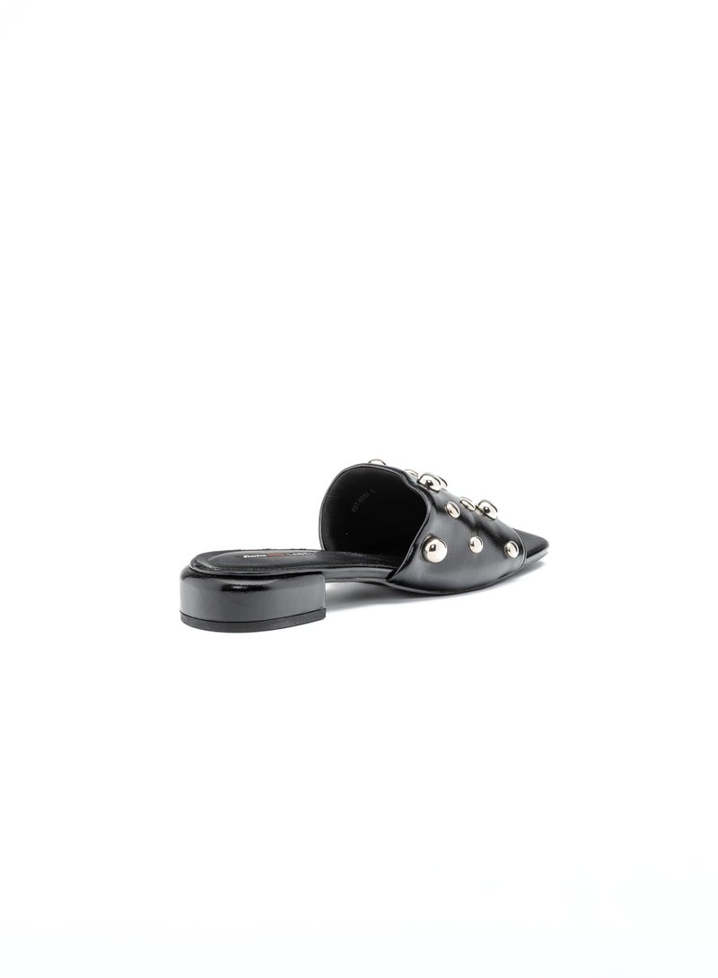 Bata Studded Flat Slide Sandals - Image 3